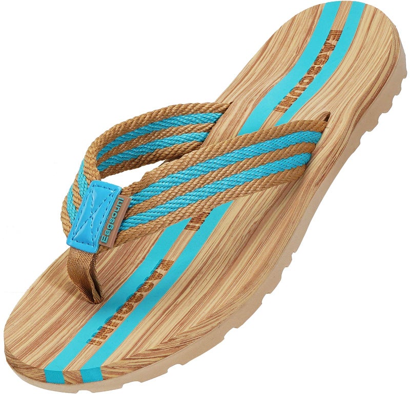 Eagsouni Men's Women's Flip Flops Casual Comfort Thong Sandals Non-Slip Slippers for Beach - Image 1
